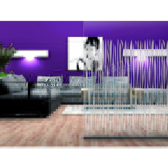 Film decoratif adhésif pour vitrage motif Bandes dépolies épaisses