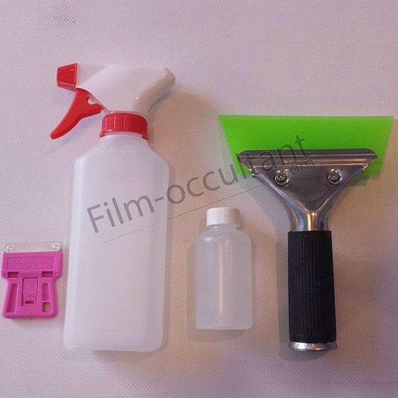 Kit de pose film pour vitrage