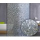 Film décoratif repositionnable vitrage bulles