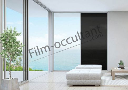 Film decoration adhésif couleur Noir transparent Film decoration adhésif couleur Noir transparent