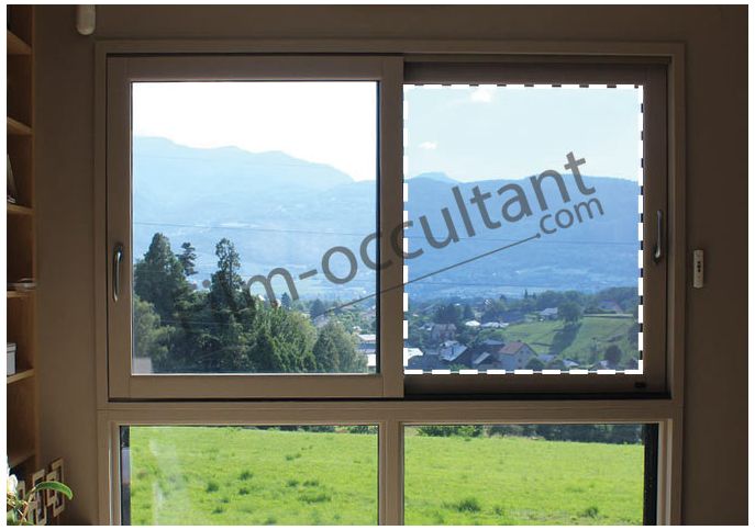 Homewell® Film Isolant et Contrôle Solaire pour Fenêtre avec effet miroir -  Anti-vue 